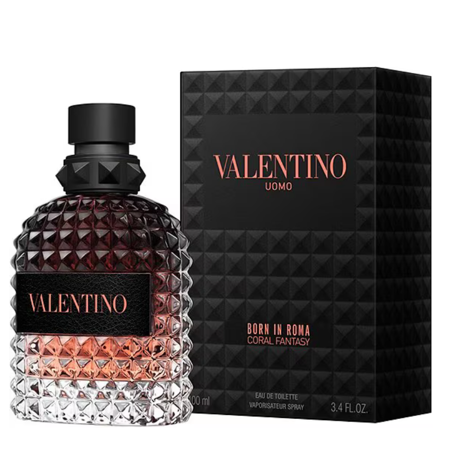 Valentino Uomo Born in Roma Coral Fantasy Eau de Toilette 3.4oz